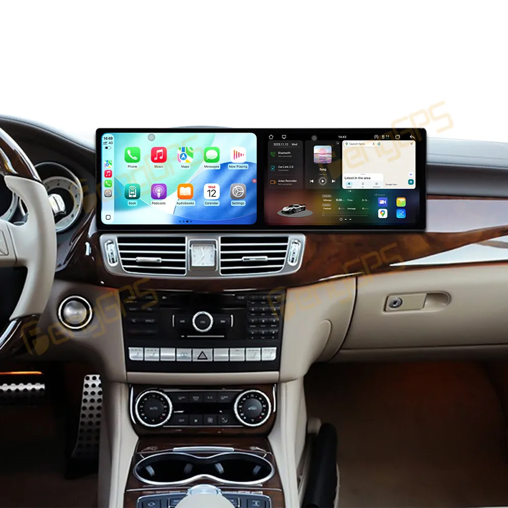 

Update 9.1" Dual Screen Android 15 Car Radio For Mercedes-Benz CLS (W218) 2010-2011 Carplay GPS Navi Multimedia Player Stereo