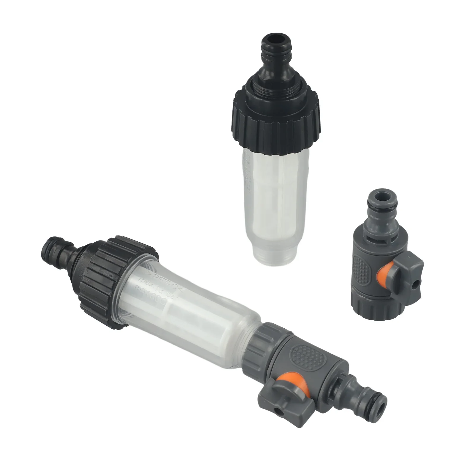 

RV Water Filter Units Including Replacement Filters With Adjustment Valves And Quick Adapters For RV Camping Caravan Garden Tool