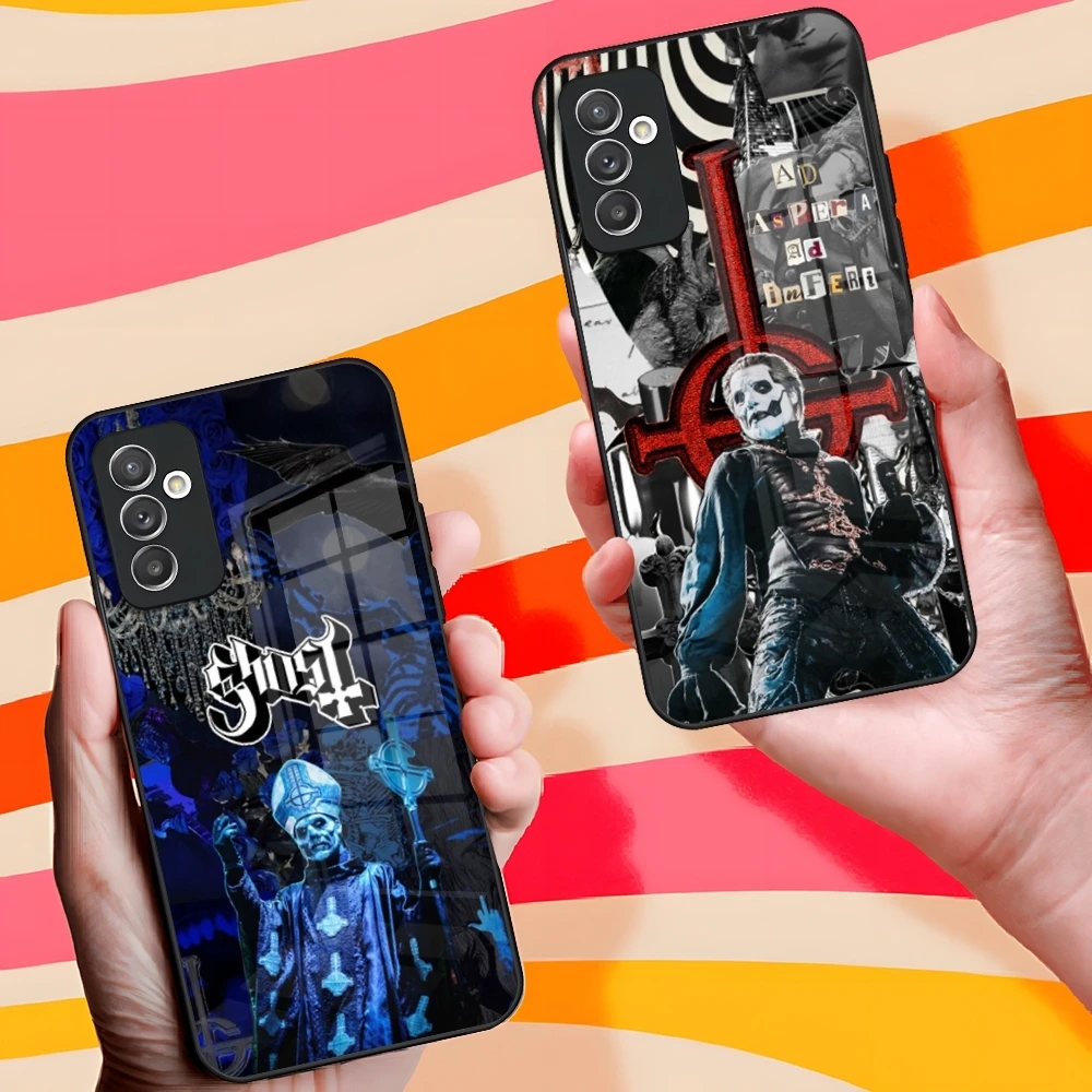 Ghost Heavy Metal Band Phone Case for Samsung Galaxy S26 S25 Edge S24 S23 A57 S22 A17 A16 A26 A37 A27 A56 Ultra Plus Fe Glass Co