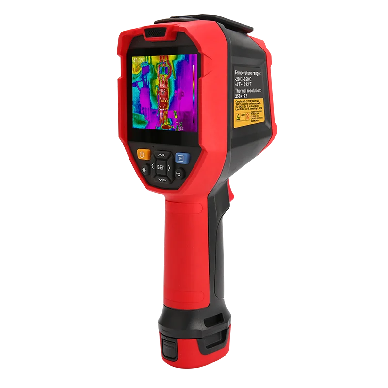UNI-T UTi260V شاشة تعمل باللمس ليزر تتراوح الأشعة تحت الحمراء التصوير الحراري الأشعة تحت الحمراء 256 * 192 ، 640 * 480 دقة العرض LED