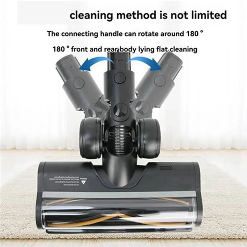 SANQ Anti-Tangle Electric Floor Brush Head For Dreame R10 R20 R30 T10 T20 T30 V12 V16 Vacuum Attachment With LED Light