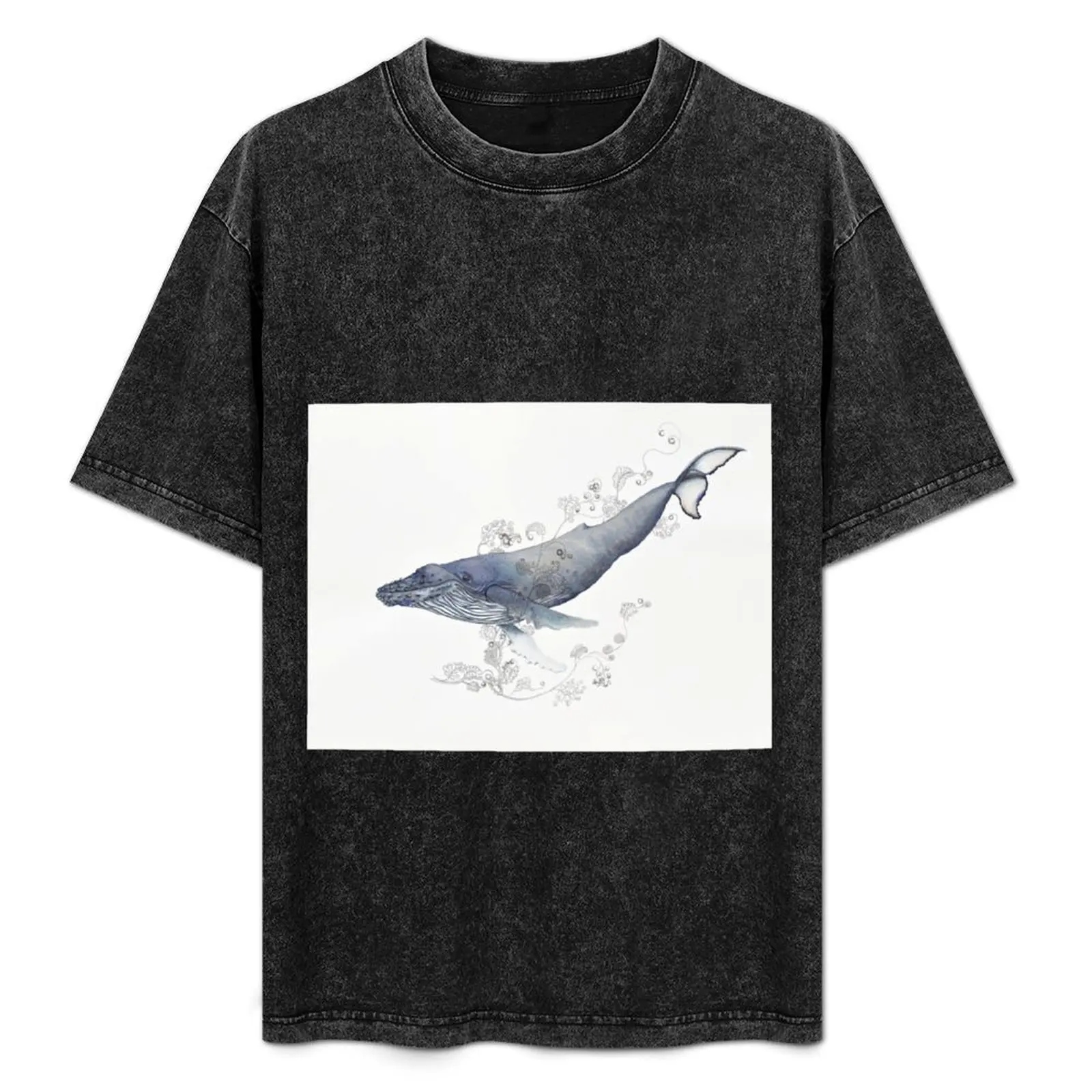 

Whale: Sea life T-Shirt Anti-Pilling Casual T-Shirt