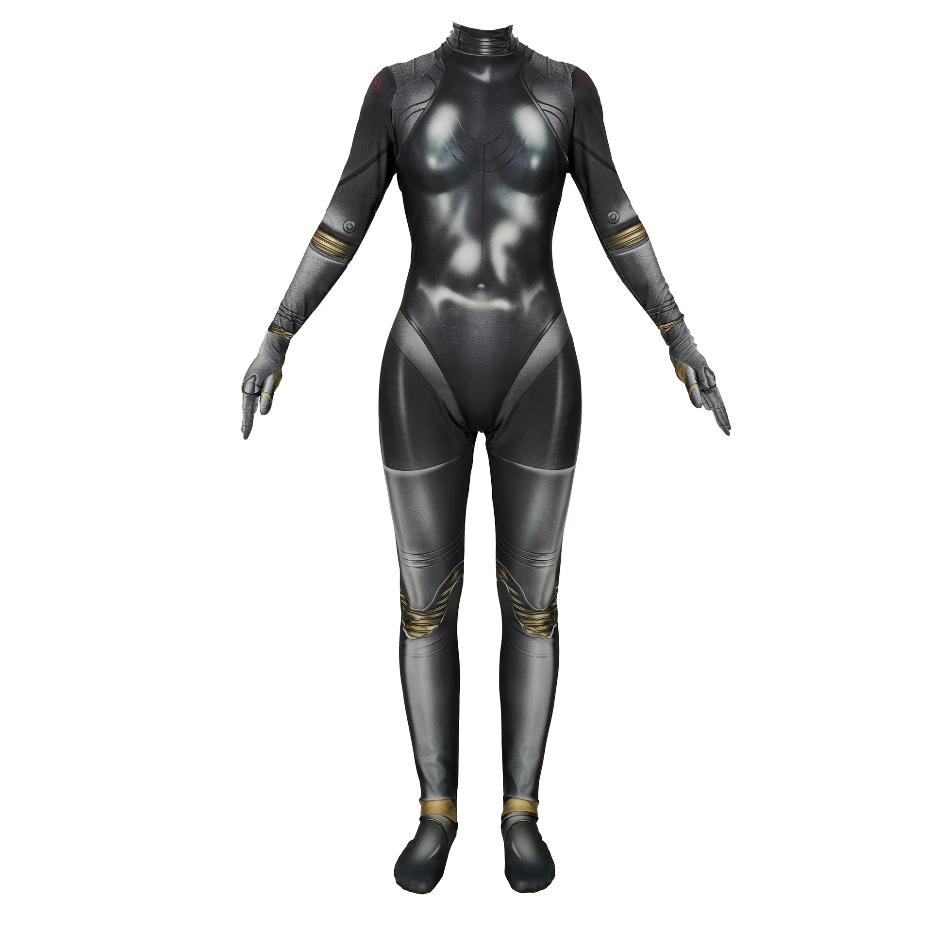 

A Heart Mechanical Sister Cosplay Suit Women's Jumpsuit Game Twin Dance Doll Costume Chinese Production Winter 2024