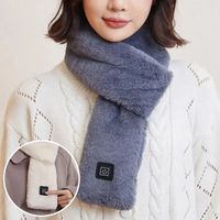 Protection Plus Velvet Scarf Heated Winter Neck Scarf Neck Warm Scarf Plush Smart Heating Scarf Neck Cover Warming tools