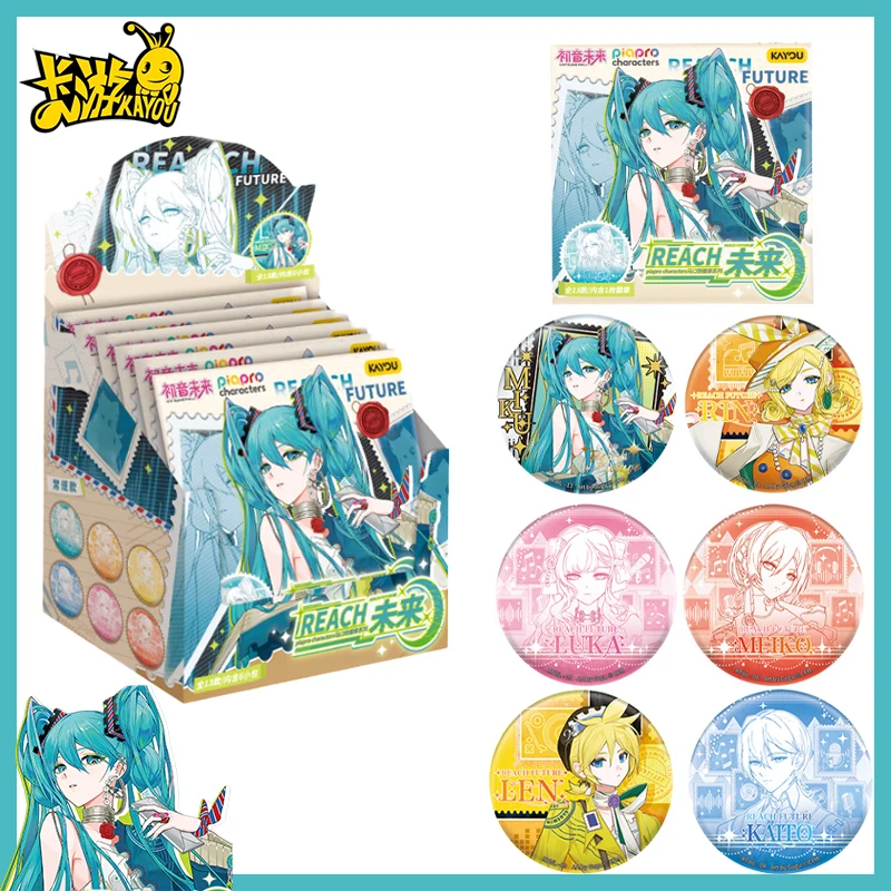 

2026 New Piapro Characters Hatsune Miku Tin Badge Series Kayou Anime Pin Brooch Hanging Ornament Kid Collection Gift Toy for Kid