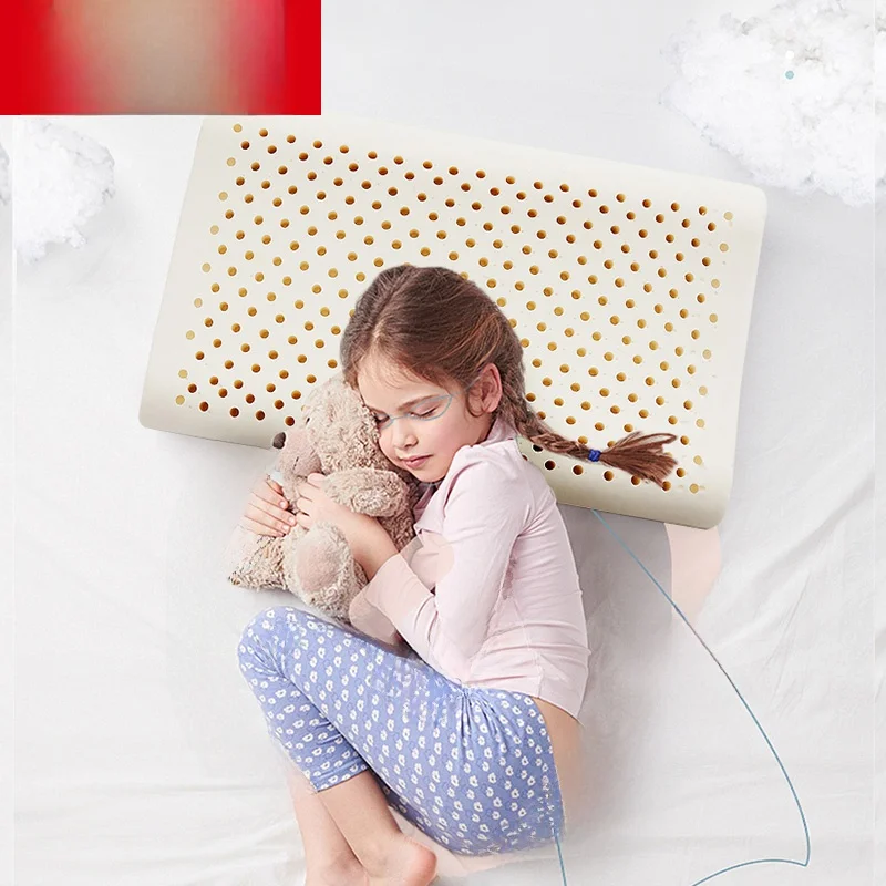 

Подушка Hengyuanxiang из латекса и пены с эффектом памяти, резиновая подушка для взрослых и студентов, мягкая и жесткая подушка двойного назначения для детей