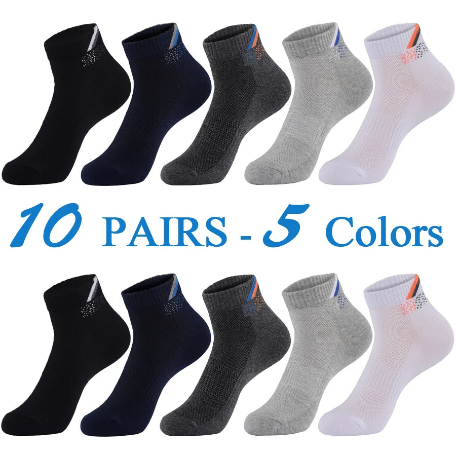 5 Paar/Set Herren-Laufsocken, Casual Outdoor-Sport, Baumwolle, Orange-Rot gestreift, Kompression, Schwarz, 15 Stile, Reise, Bestseller 2026 – Detail 32