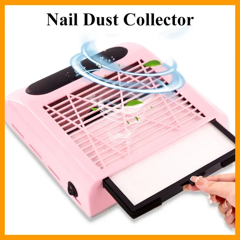 

Nail Dust Collector Manicure Machine Tools Strong Power Nail Vacuum Cleaner With Remove Filter Nail Extractor Fan Nail Art Tool
