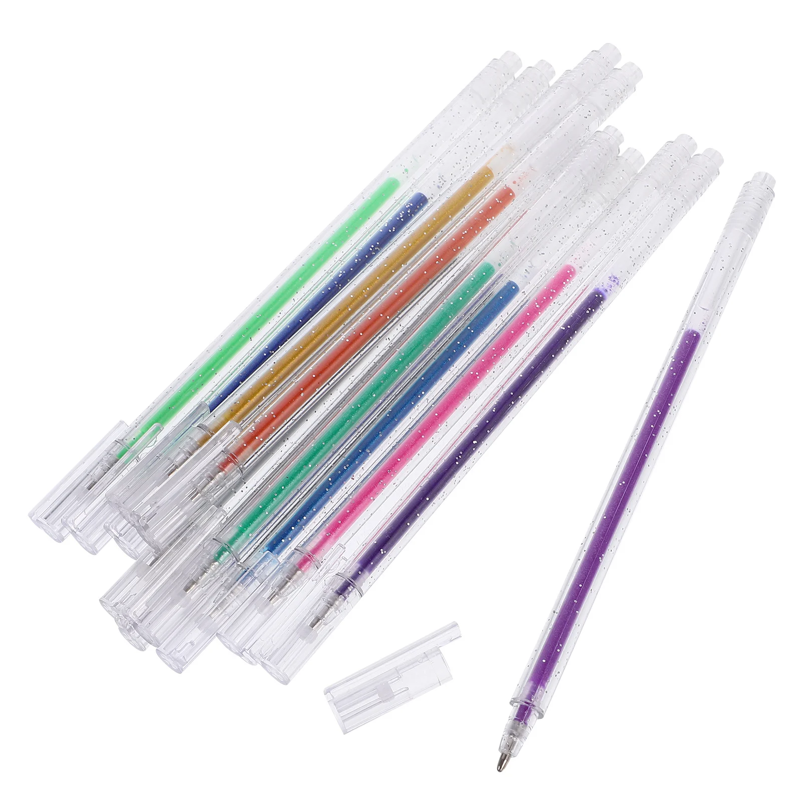 

12Pcs Glitter Gel Pens Creative Glitter Paint Markers for Students Drawing Scrapbooking DIY Art Note Markers Highlighters