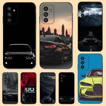 B-niebieski czerwony samochód dla B-Bmwes-S etui na telefon do Samsung S23,22,21FE 20,10lite 9,8,5plus 6,7edge Note20,20ultra czarny silikon