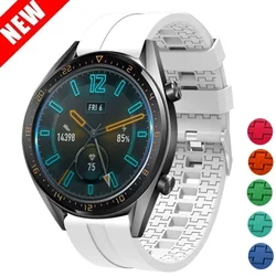 20 22mm Silicone Strap For Samsung Galaxy Watch 5Pro 4 6 Classic 3 Active 2 44/40 43/42/46/47mm Huawei GT 2/3 Pattern Sport Band