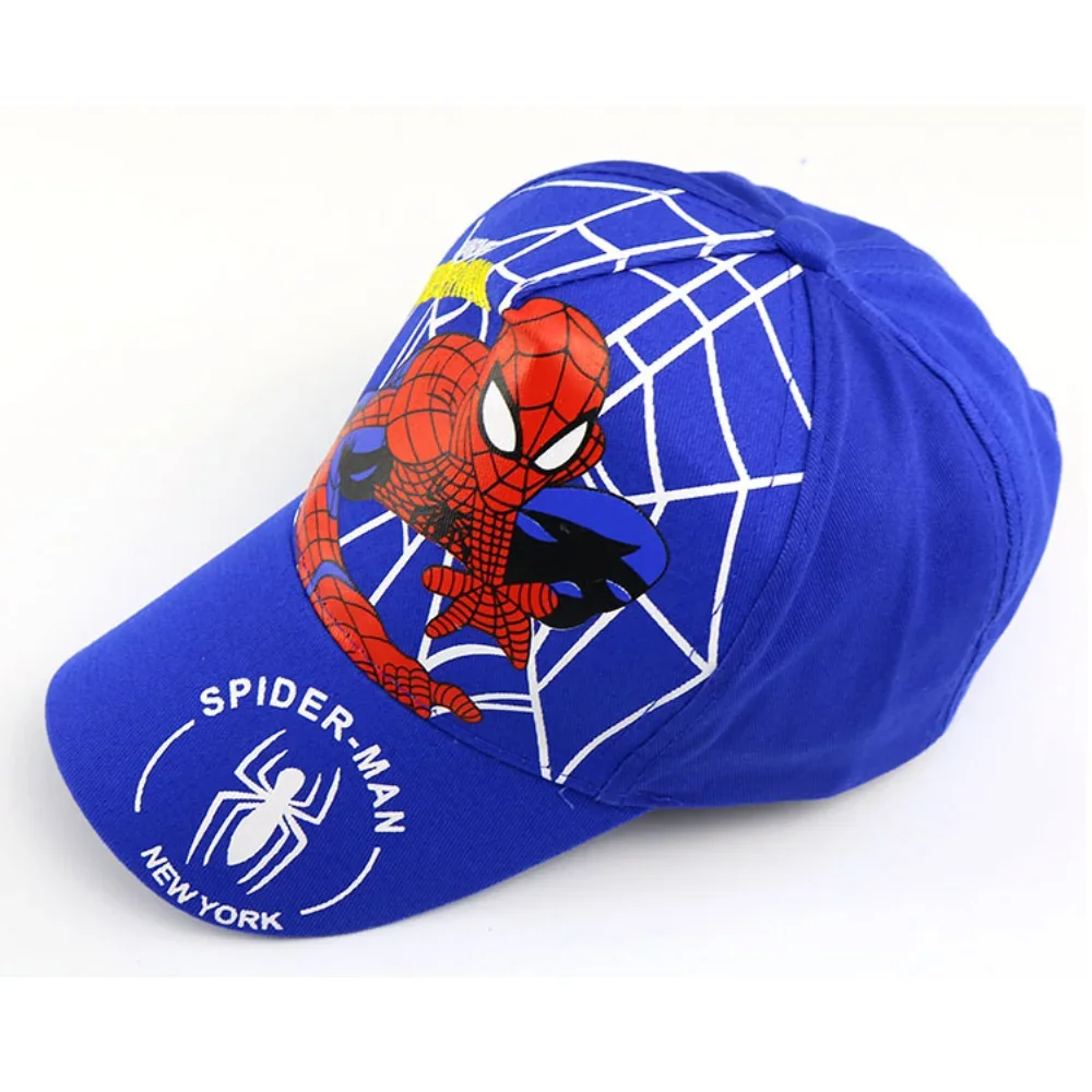 American Movie Superhero The Amazing Spider Man Hiphop Baseball Cap Captain America Camouflage Hat Trend Casual Child Peaked Cap