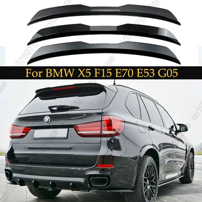 

Задние спойлеры для BMW X5 F15 E70 E53 G05 Maxton Style Задний спойлер на крышу Крыло автомобиля Заднее хвостовое крыло Украшение Универсальная тюнинг