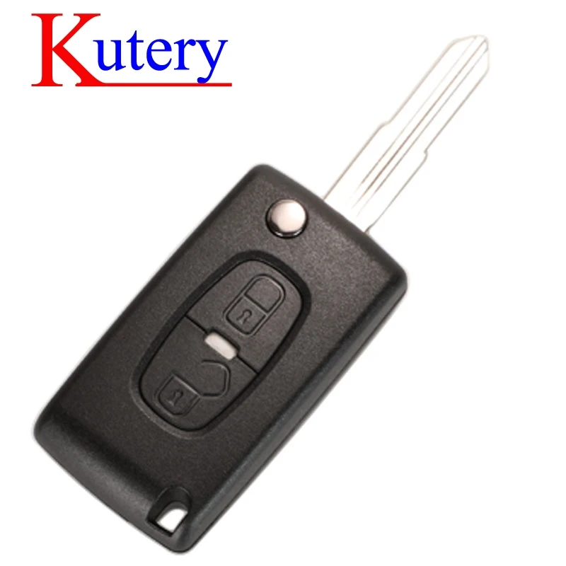 jingyuqin FOR PEUGEOT 4007 ET 4008 For Citroen C-Crosser C4 Aircross 2BTN Fob Remote Key case flip remote key shell Fob MIT-11R