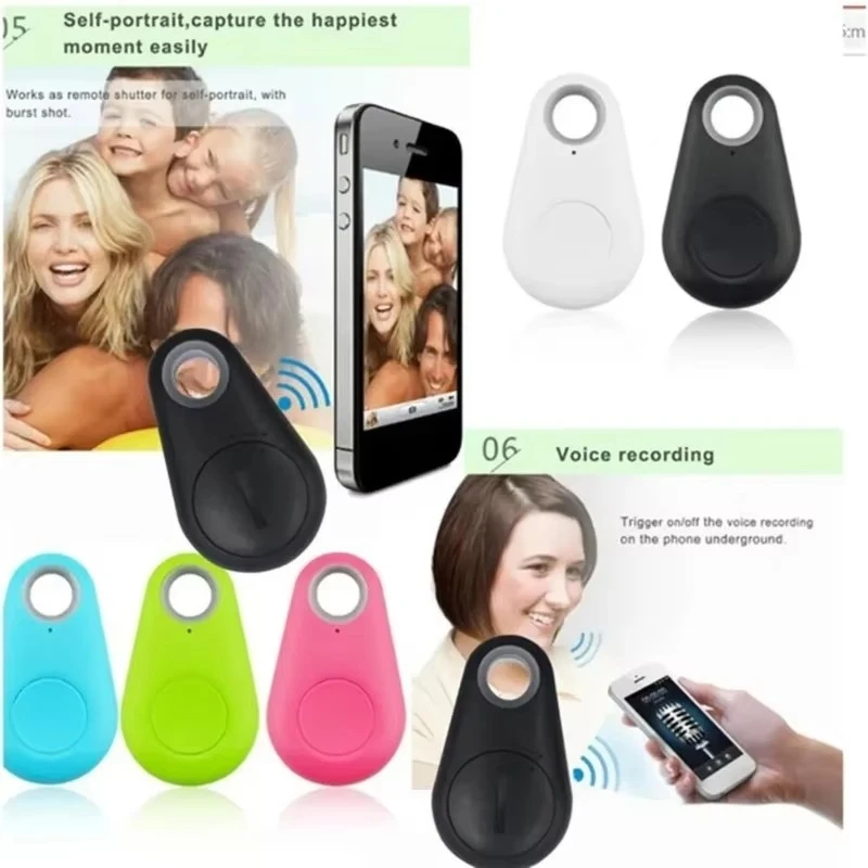 

1/2pcs Bluetooth Water Drop Smart Anti-Loss Device Tracking And Positioning Device Two-Way Children'S Mobile Phone Keychain