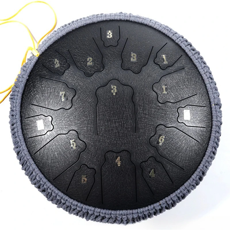 طبلة أثيري ننسى القلق الصلب اللسان طبل قرع أداة اللون فارغة طبل اليد القرص