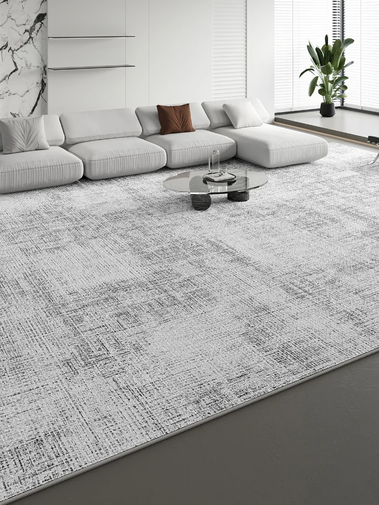 Nordic Style Carpet Minimalist Cream Rug Luxurious Large Size Living Room Decoration Carpets Comfortable Non-Slip Bedroom Rugs