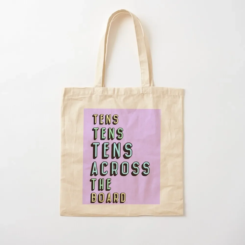 

Drag Race Print - Tens Tens Tens Across The Board Tote Bag Fabric bag shopper bags for women Tote Bag