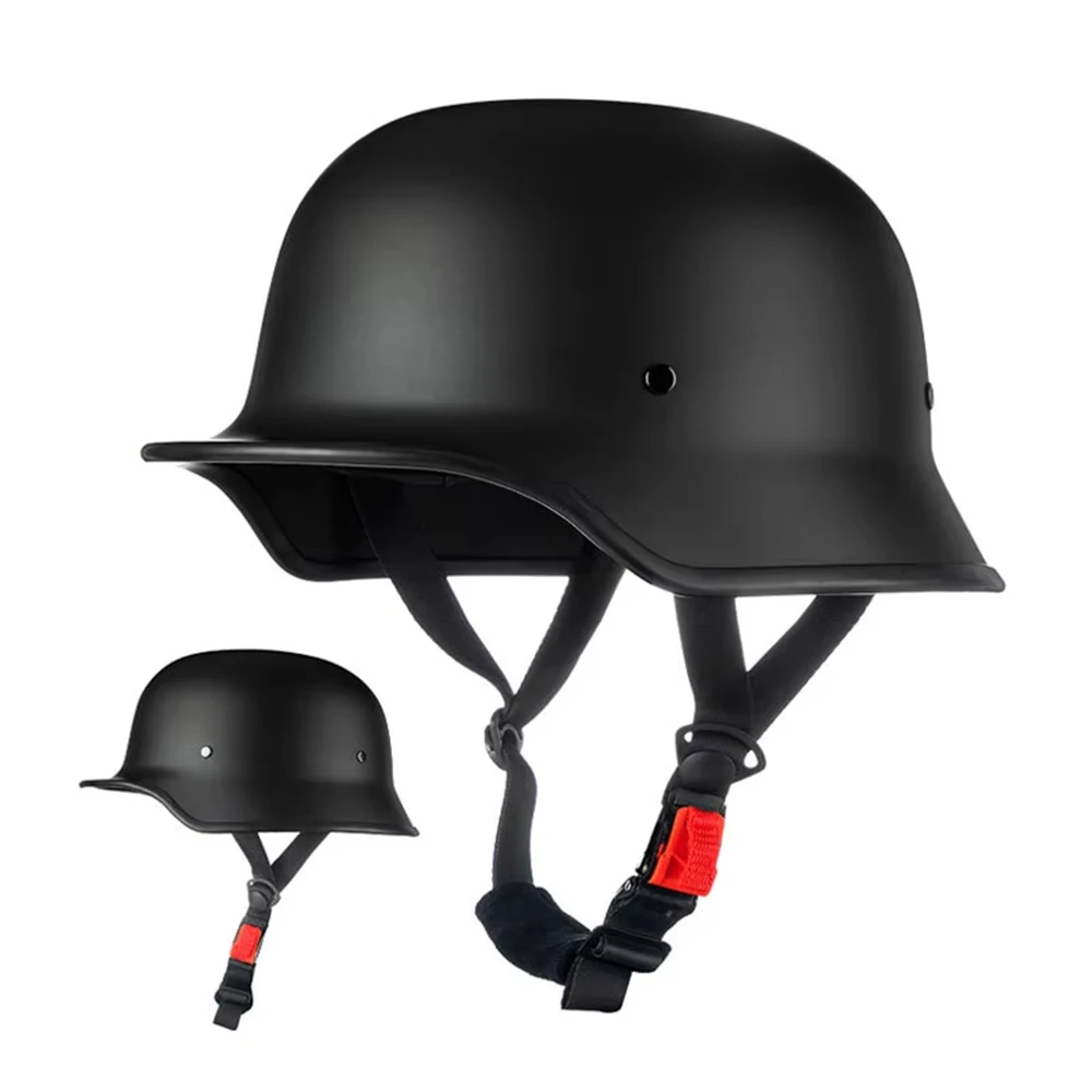 

Motorcycle Helmet Classic German Vintage Moto Helmet Retro Casco Moto Helmet Half Face Men Women Casco Moto DOT Approved