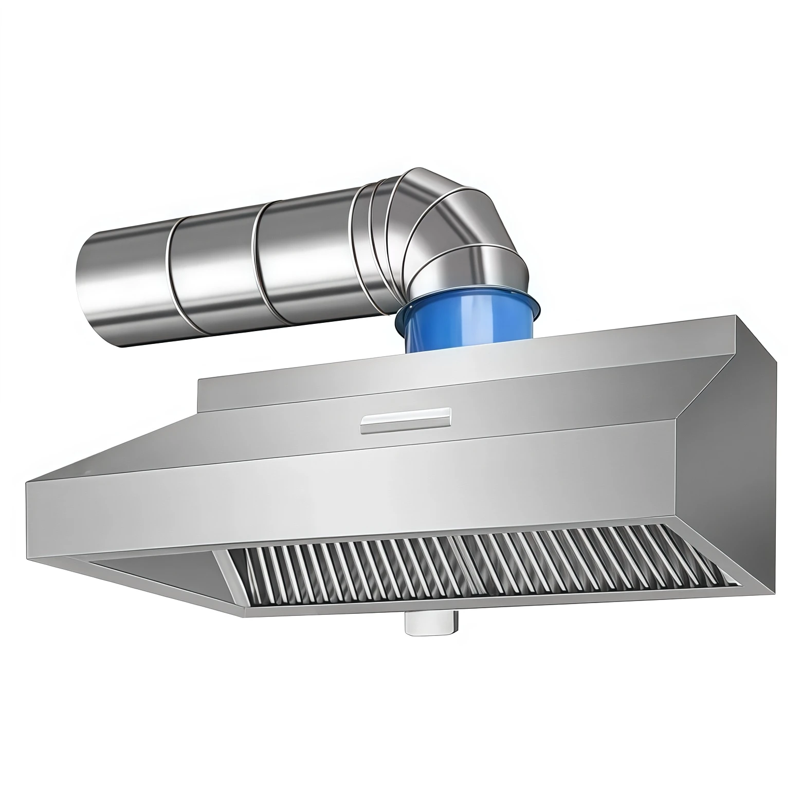 A kitchen appliance that extracts grease fumes, exhaust gases, and steam generated during cooking