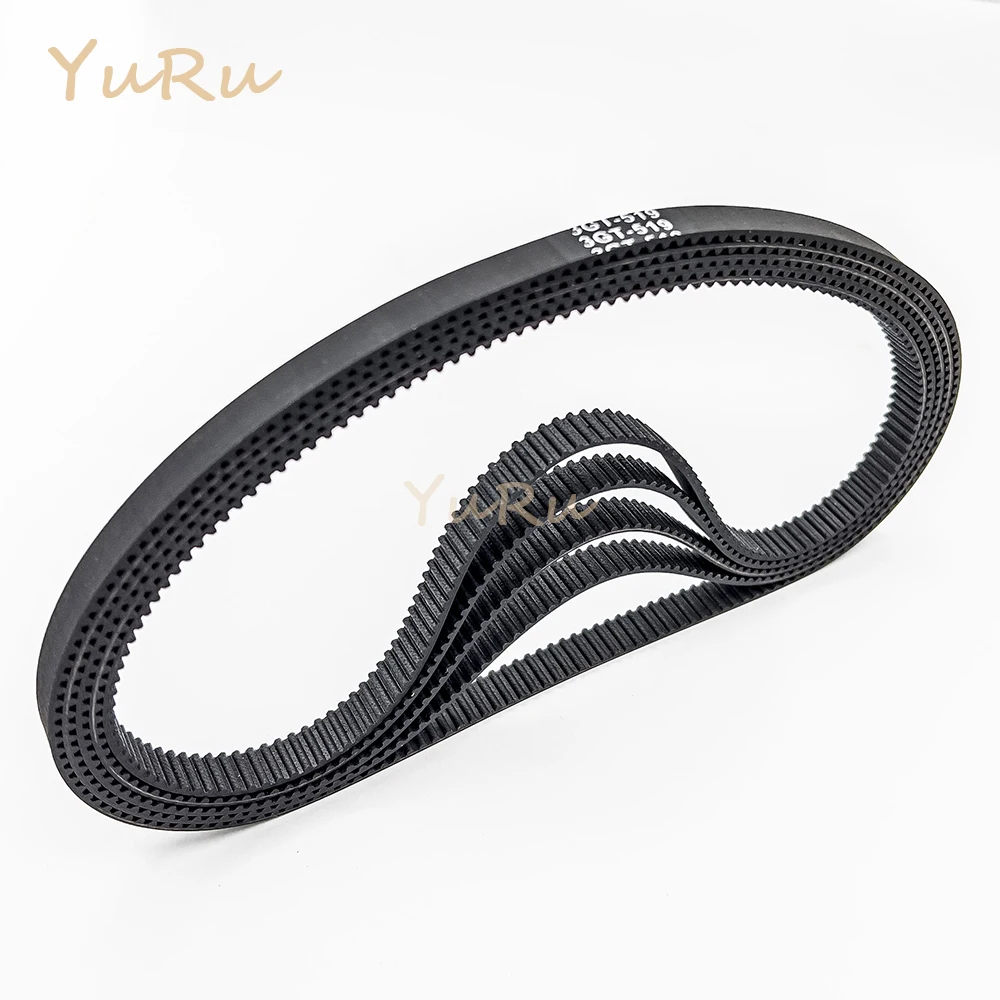 3GT 3M Rubber Timing Belt Width 9/10mm Closed Loop Belt Length 519 1050mm GT3 Conveyor Belt 3MGT Synchronous Belt 3M