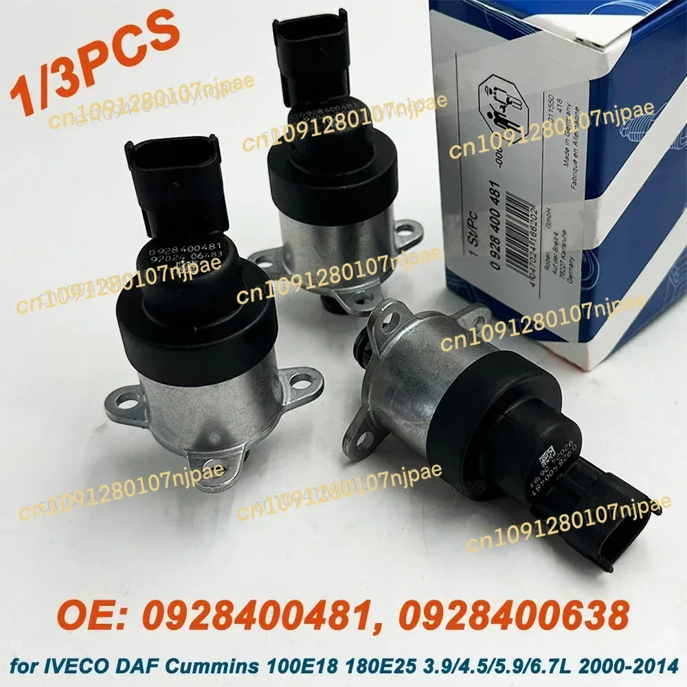 

OE Standard 0928400481 0 928 400 481 0928400638 Fuel Pump Regulator Metering Control Solenoid Valve For DAF I-VECO 2000-2014