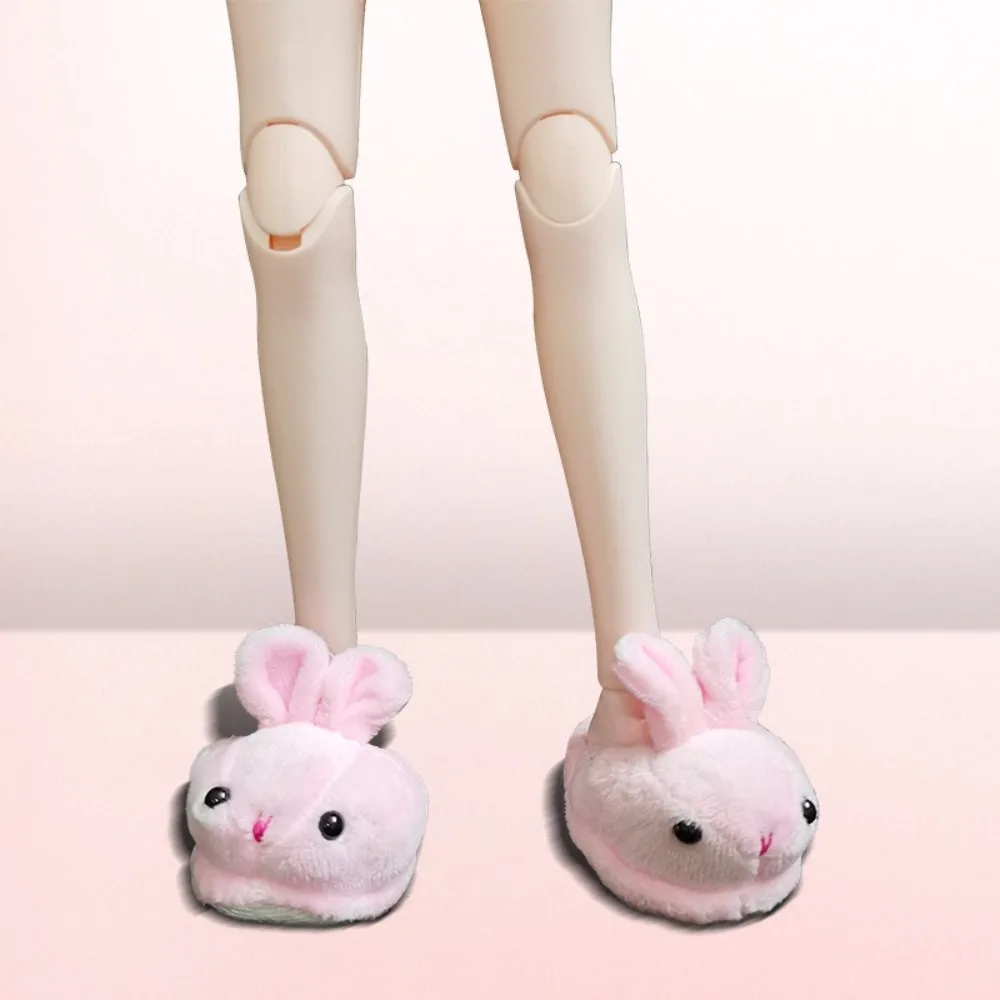 New Original Doll Slippers Cartoon Animal Playing House Mini Plush Shoes Rabbit Bear Cute Style Doll Accessories 1/4 BJD Dolls - Image 4