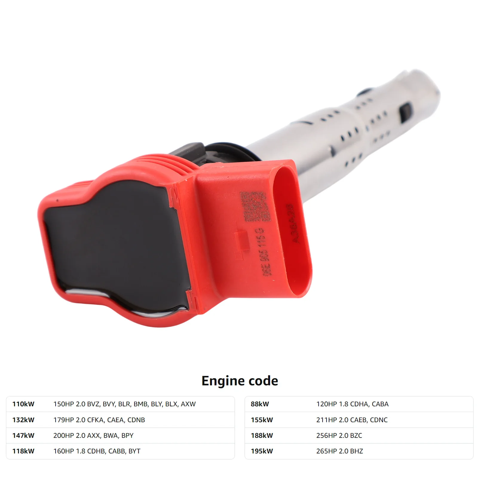 

4 x Ignition Coil Pack For Audi A4/A5/R8 2.0T 06E905115E Replacement OE# 06E 905 115 A / B / C / D / E / F