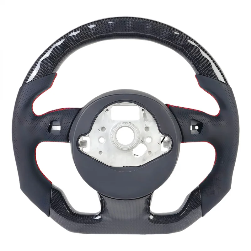 

Руль для Audi из кожи NAPPA с LED-подсветкой и карбоновыми вставками, RS, 2015-2016