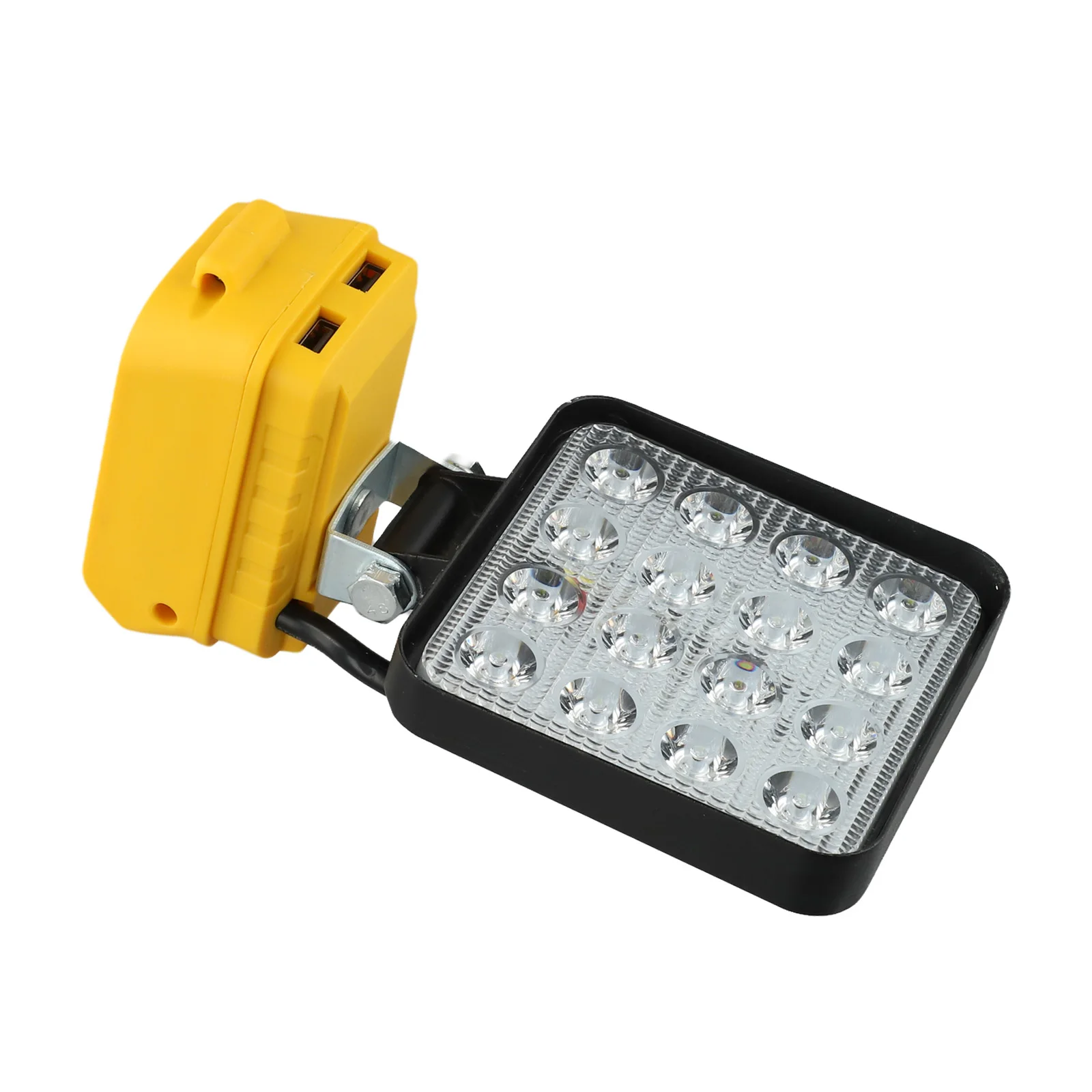 For 20V For Battery Work Light With USB Port 90-180° Rotatable Head LED Flashlight For Outdoor Camping For Lighting Tool