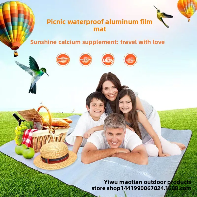 

Aluminum foil padlMoisture-proof mat, beach mat, picnic mat, camping tent mat, double-sided mat