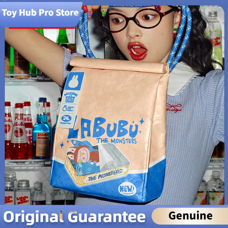 

New Genuine The Monsters Labubu Wackymart Series Crossbody Bag Outdoor Bag Decoration Fashion Peripheral Product Trend Toy Gift