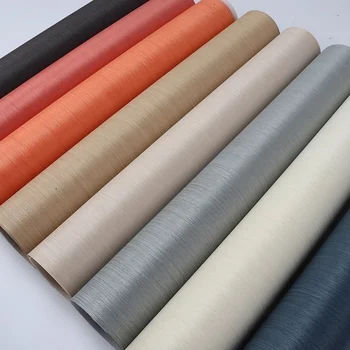 Impiallacciatura di legno di ingegneria Impiallacciatura nera Impiallacciatura di mobili in legno Decorazione Compensato Superficie decorativa 58x250 cm T0.2mm