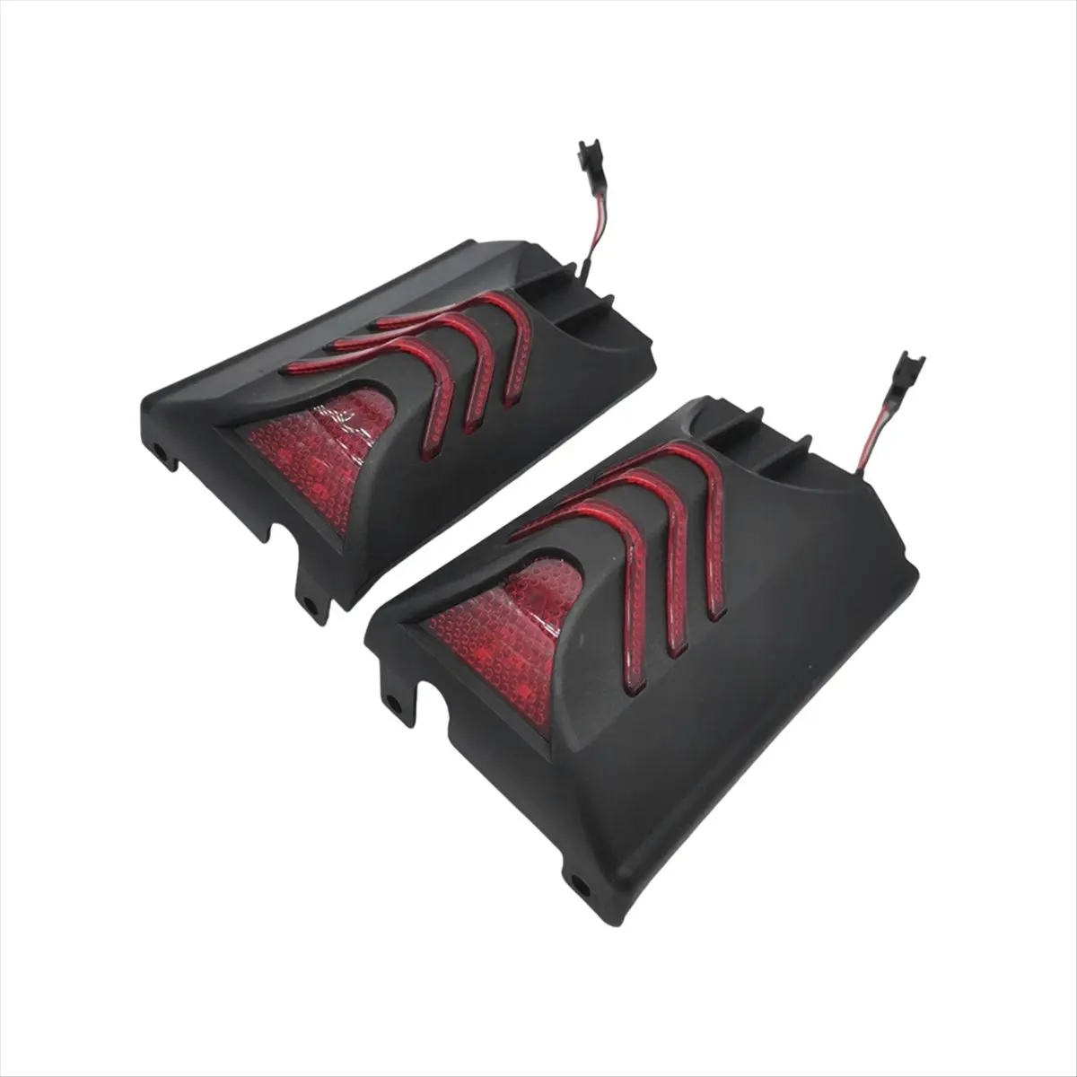 Feu arrière inférieur T34C avec couvercle pour trottinette électrique, feu arrière gauche et droit