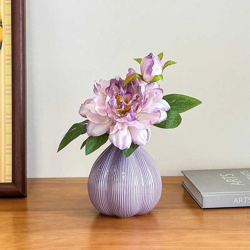 

Creative Onion Vase Garlic Flower Arrangement Hydroponics New Home Decoration Small Bottle Decoration High-end Ornament