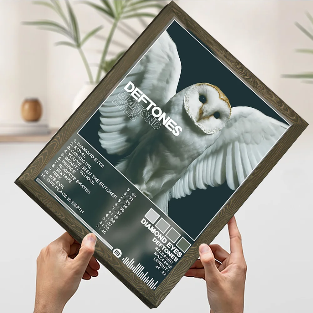 Deftones Diamond Eyes Album Cover Poster Customizable Printed Canvas Painting Wall Art Gift for Home Decorations Bathroom Decor - view 3