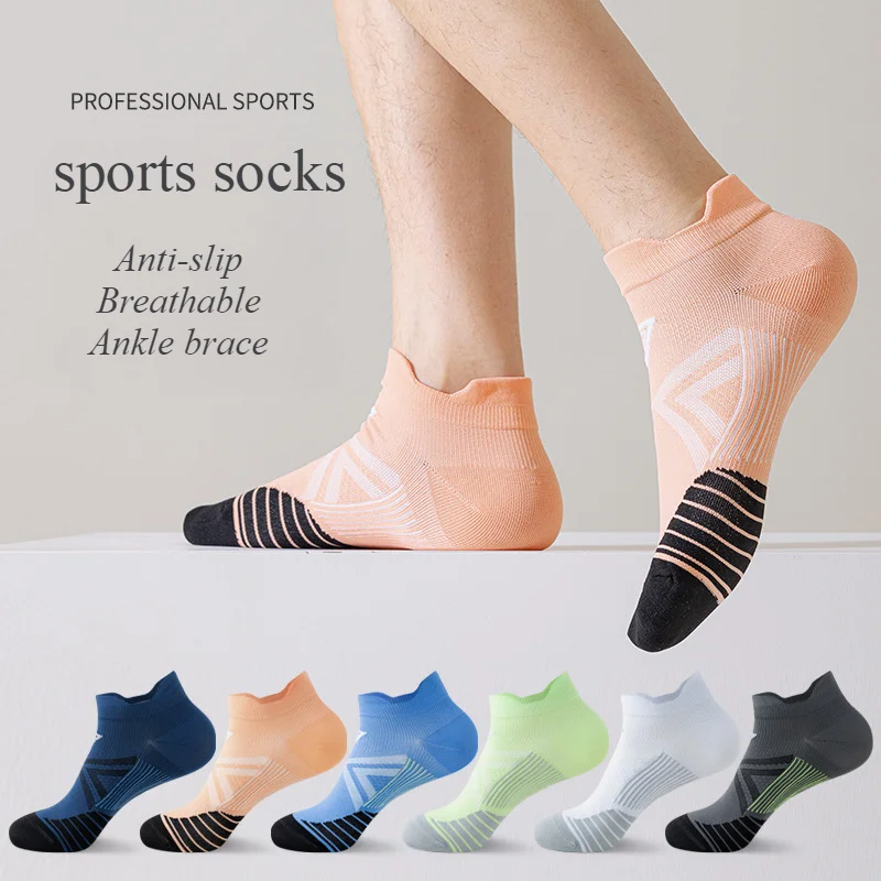 

Men Women Socks Sports Breathable Running Soccer Fitness Compression Sock Professional Marathon Quick Dry Socks Elastic Footwear