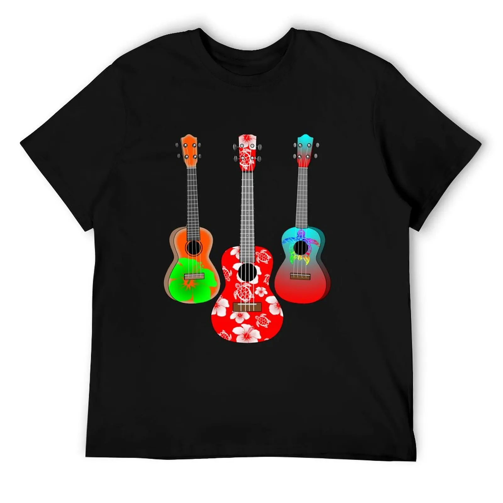 

Three Tropical Ukuleles T-Shirt anime tshirt man t shirts graphic t shirts designer T-Shirt