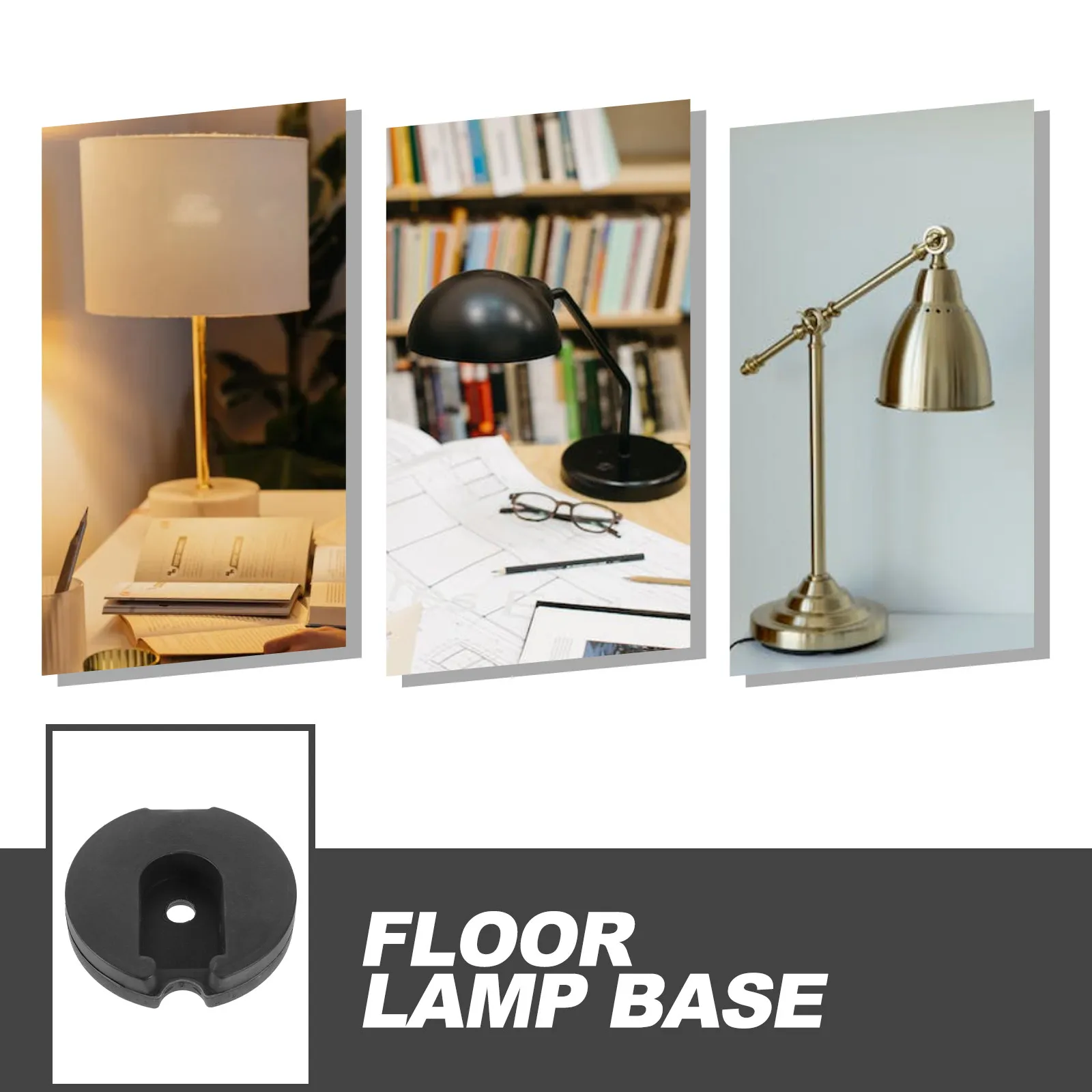 

Круглое утяжеленное основание для настольной лампы, устойчивая подставка для напольного светильника, округлое шасси для лампы
