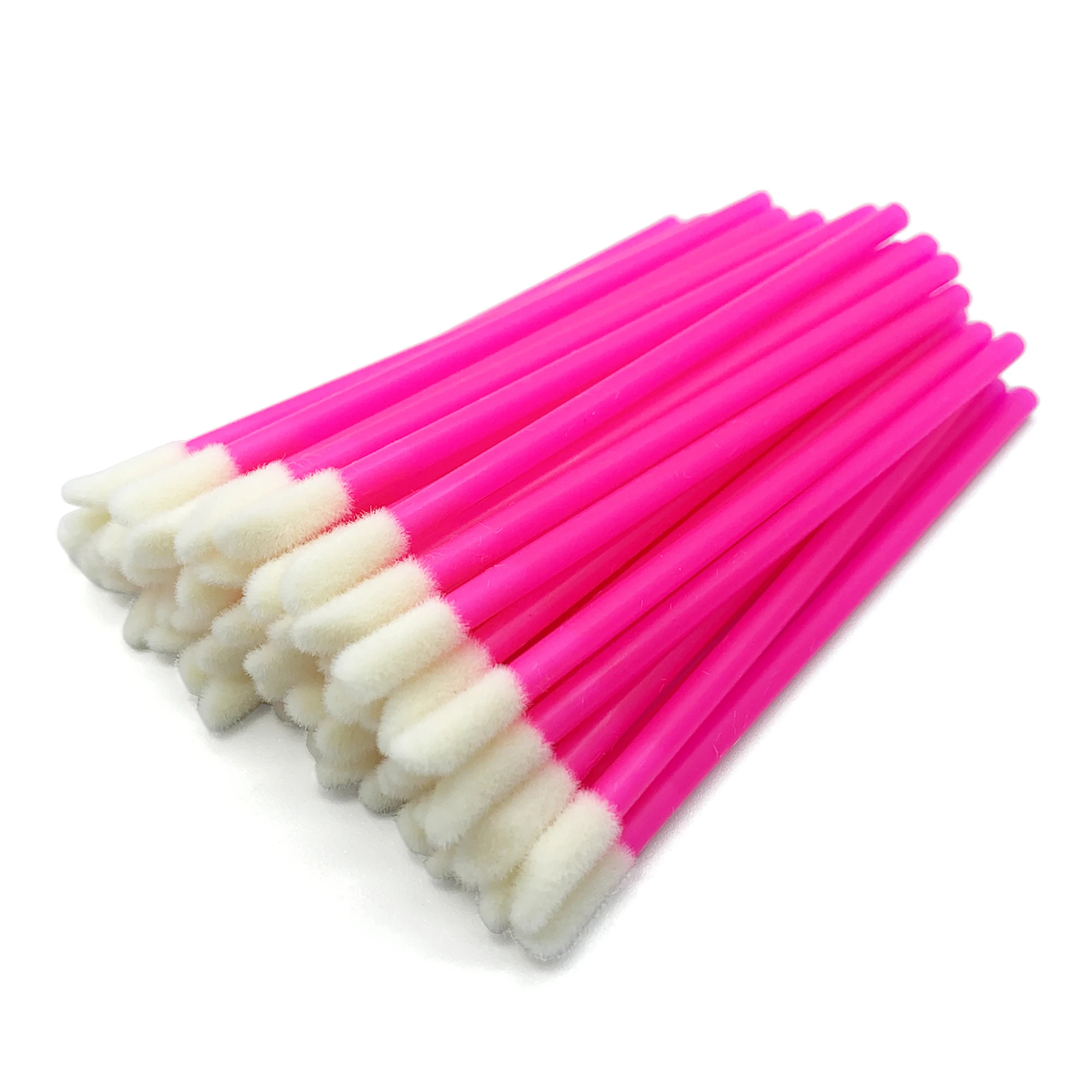 50/100/300/500pcs Eyebrow Eyelash Brushes Eyelash Spoolies Mascara Wands Disposable Applicator for Eyelash Extension Makeup Tool