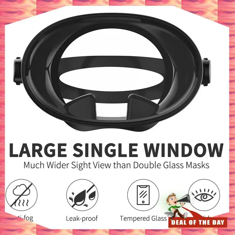 24-Hour Delivery HD Field Of Vision Diving Goggles Waterproof Anti-Fog Explosion-Proof Silicone Goggles Retro Free Diving Masks