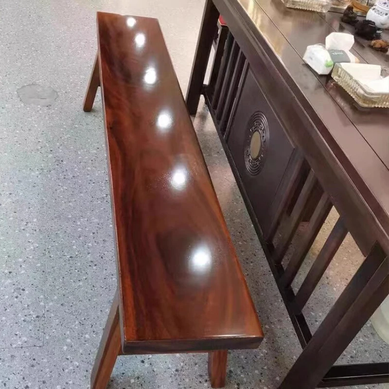 

Rosewood tea table special stool, log bench bench, solid wood Chinese tea bench, Okan large bench