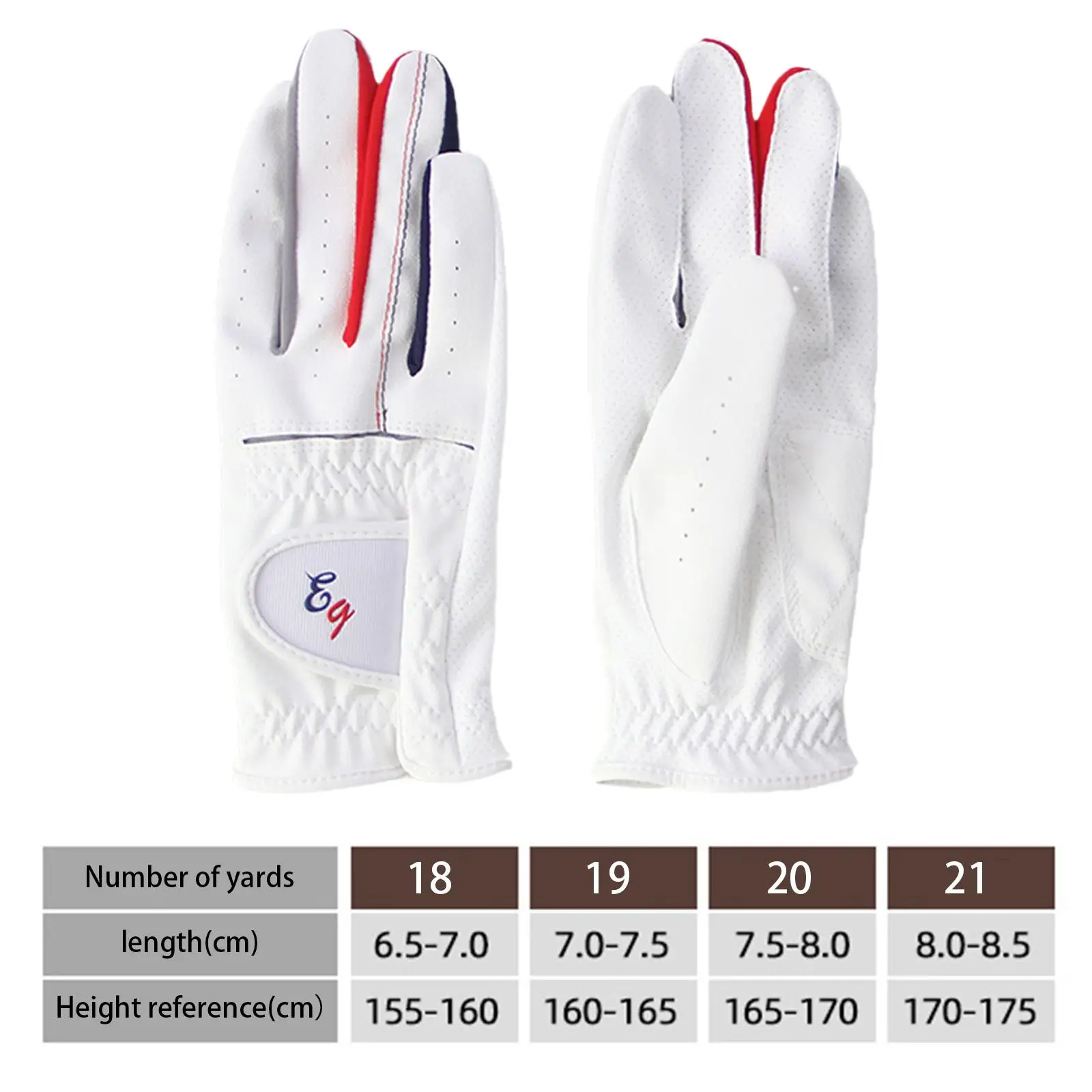 Woman Golf Gloves Golf Accessories Sticky Cuff Elastic Leather Left Right Hand Gloves for Driving Outdoor Sports Fishing Riding