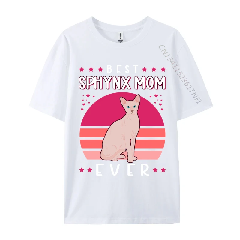 Sphynx Mom Cat Mom Sphinx Hairless Cat Owner Sphynx Cat Casual Summer/Fall Cotton Tops Tees Hip hop Tops Shirt Newest T Shirt