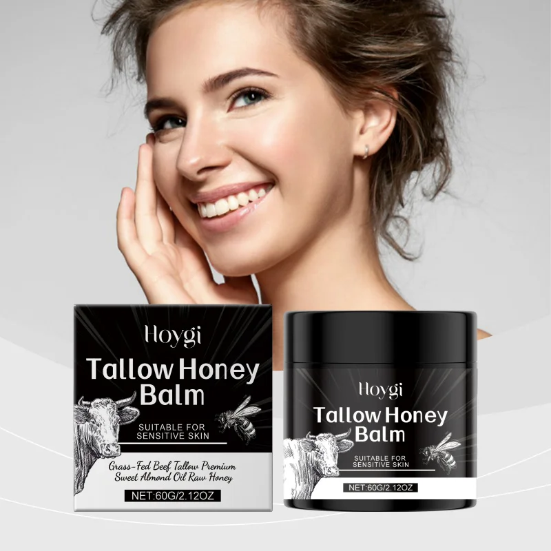 

Beef Tallow Honey Cream - Help Moisturize Skin, Suitable for All Types, Improve Sagging, Enhance Elasticity, 60g