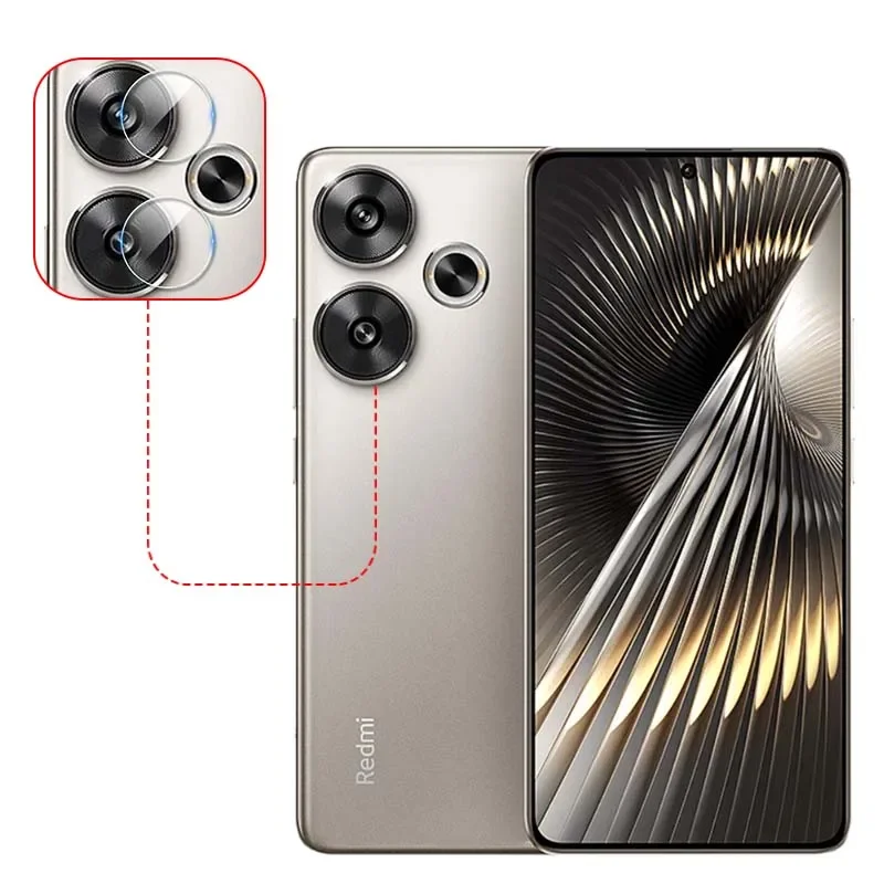 ل Redmi Turbo 4 3 Pro واضح الترا سليم عودة غطاء الكاميرا الخلفية حامي العدسة لينة الألياف طبقة رقيقة واقية-ليس الزجاج المقسى