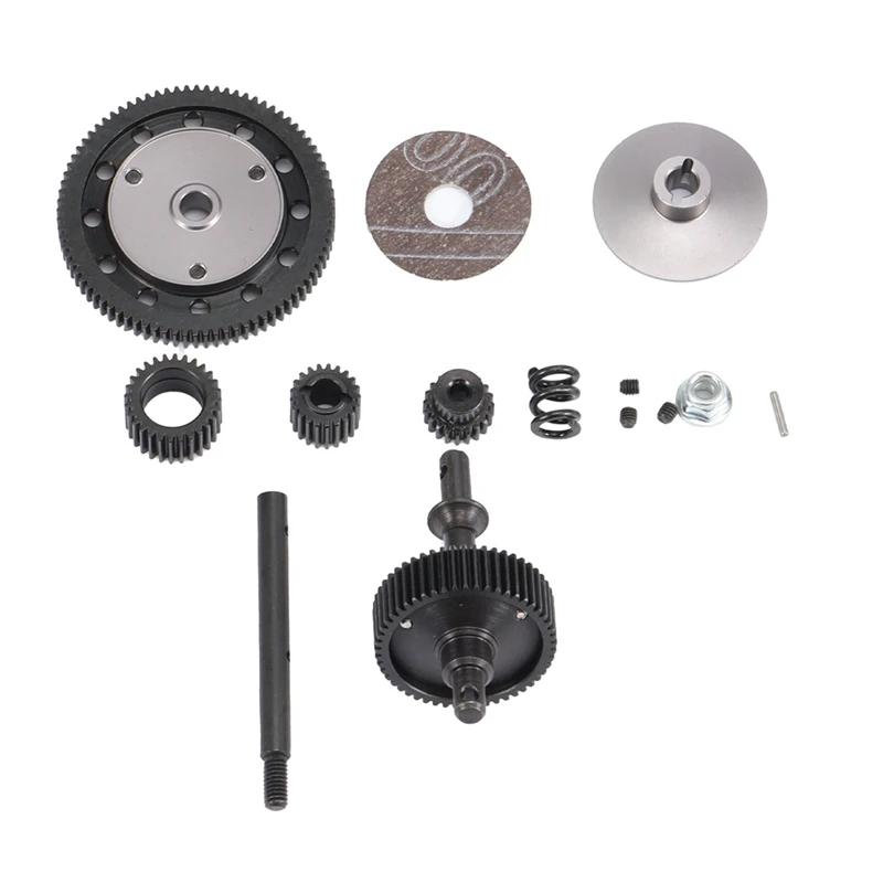 Steel Transmission Gearbox Gear Set With Motor Gear For Axial Wraith 1/10 RC Crawler Car Center Upgrade Parts