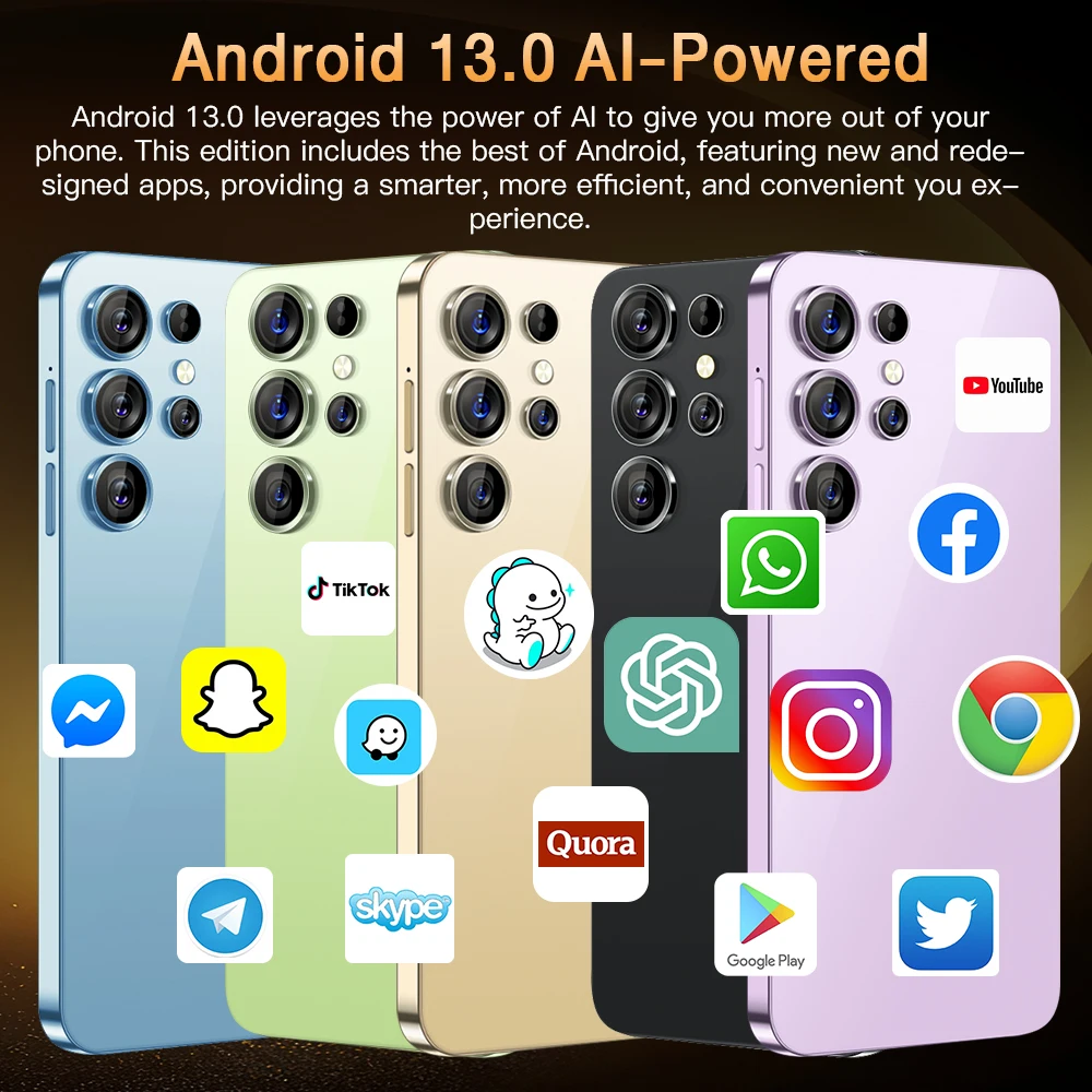 HOT 2025 Новый планшетный ПК Pad S26 ultra 7,3 дюйма HD 4K Android 14 22 ГБ + 2 ТБ 8000 мАч Аккумулятор 4G 5G Dual Sim Card WiFi GPS Google Tab