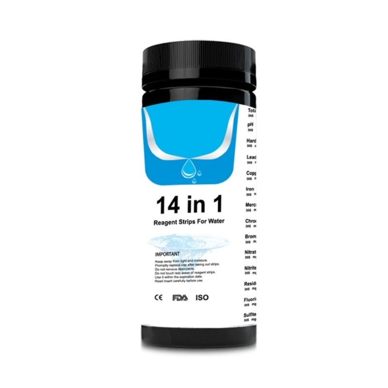 14 in1 carta reattiva per il PH della piscina cloro residuo PH alcalinità durezza Drop Shipping