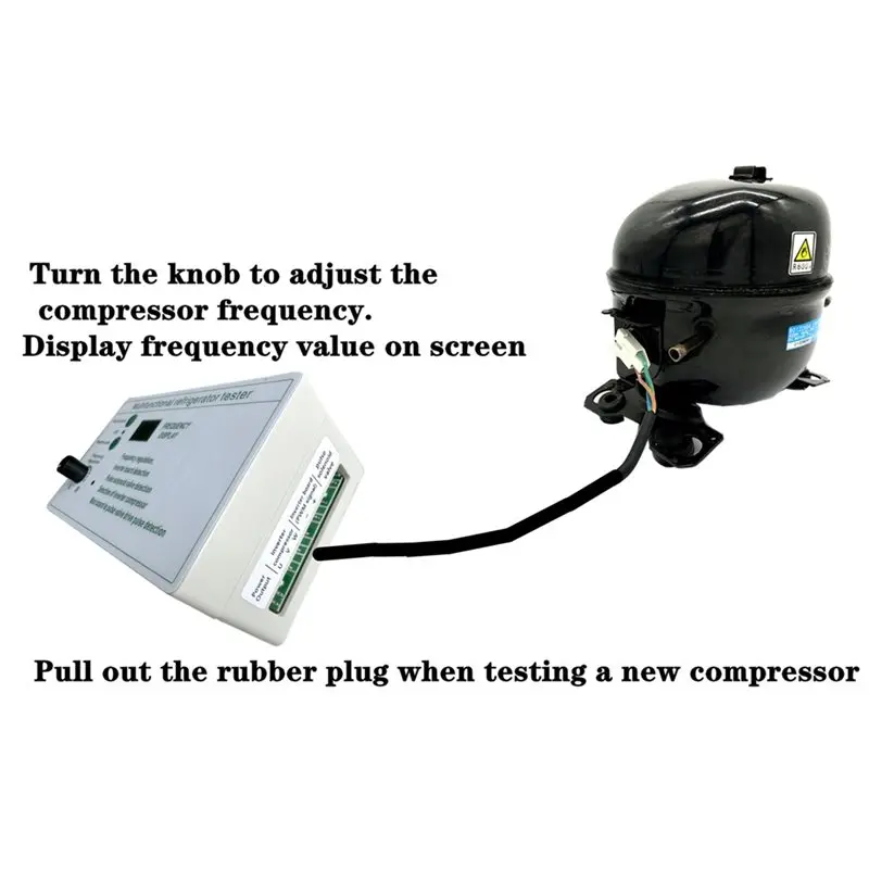 YANA35R US Plug Refrigerator Maintenance Tool Frequency Conversion Compressor Tester Refrigerator Tester